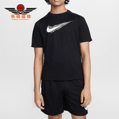 T恤HF8100 Nike 010 新款 大童宽松透气圆领短袖 耐克正品 夏季