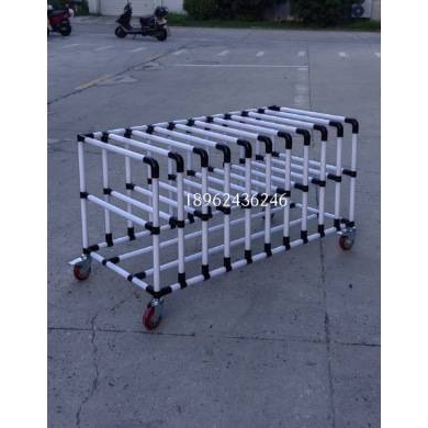 精益管货架线棒移动式仓储置物多层放料货架物料周转车放置架