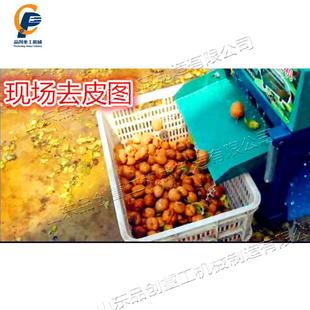 旋刨式 小型山核桃洗脱一体设备 鲜果实去皮器 青核桃脱皮清洗机