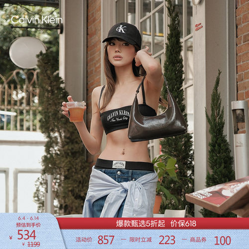 CK油蜡系列女士亮面手提包腋下包