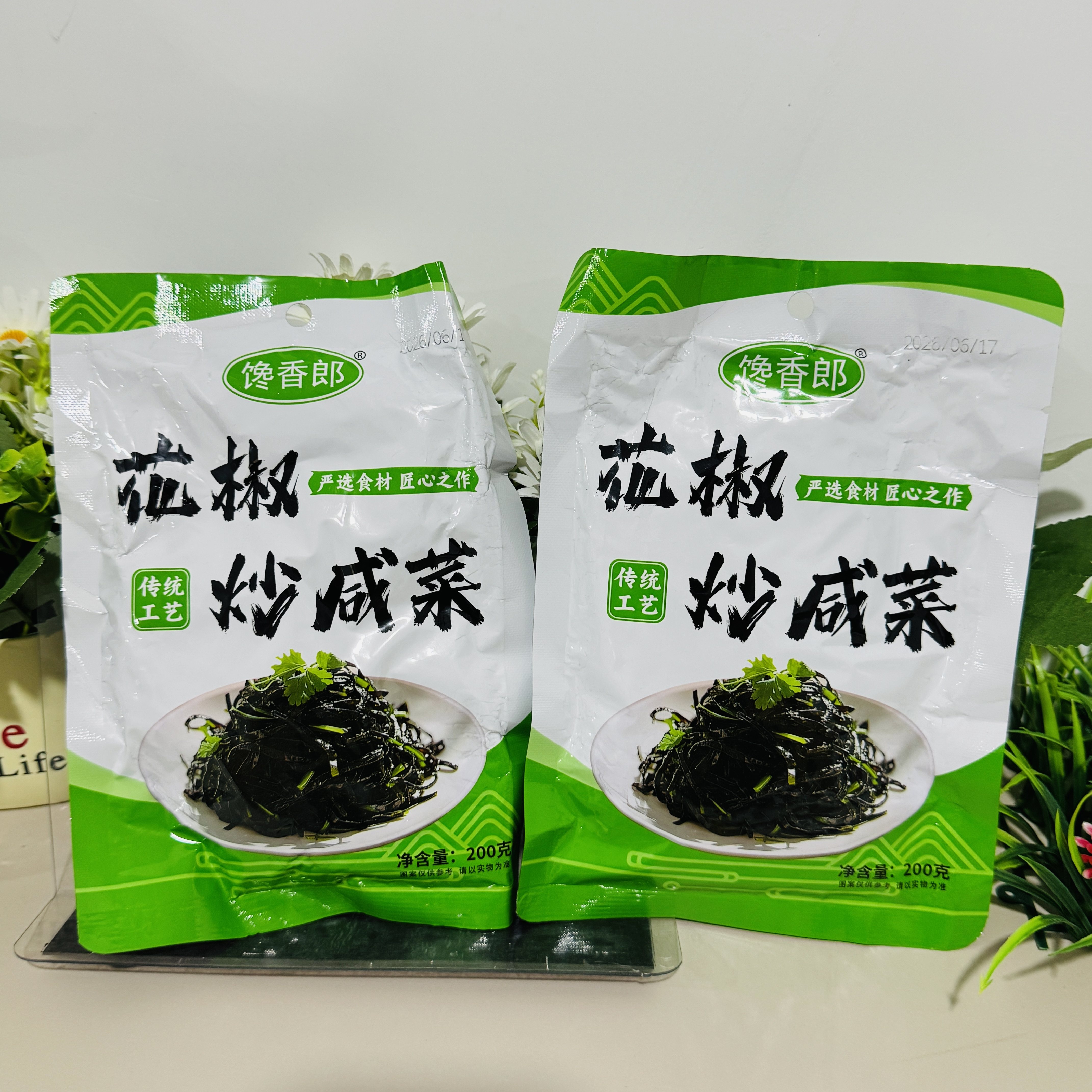 【严选】花椒炒咸菜网红香疙瘩芥菜丝炒咸菜200g袋装即食开胃下饭