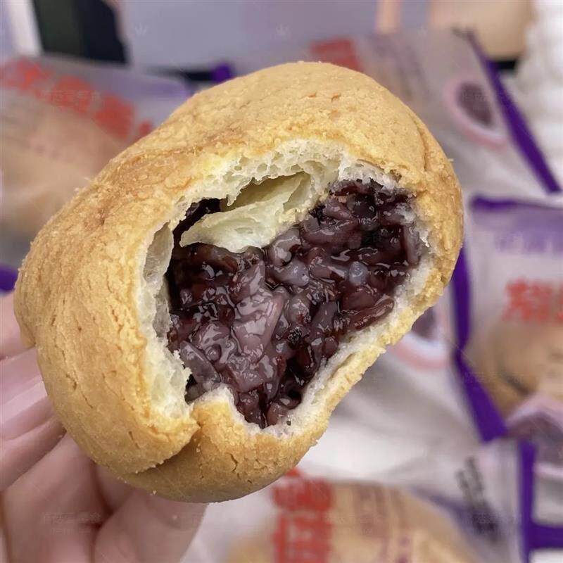 【乐满园】爆浆紫米K麻薯夹心面包早餐麻球代餐新鲜糕点学生办公