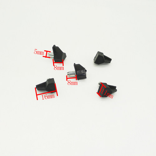 透明销塑料层板托玻璃支撑搁板销三角木板隔板钉层板粒搁脚钉包邮