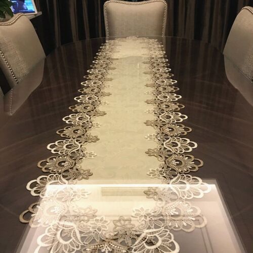 桌旗方形角几盖布茶几防尘布中式美式桌布L蕾丝小圆桌红木装饰台