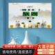 万年历自动对x时超薄挂钟客厅电子钟表日历钟风景装 2021新款 数码