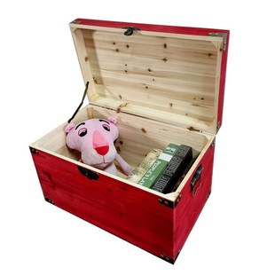 木箱子带锁实木收纳箱家用v大号复古装饰道具储物箱定做木箱百宝