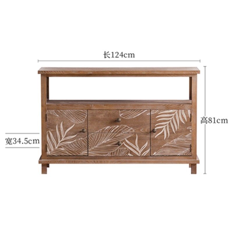 美式复古做旧实木牀头柜民宿家用储物柜雕花装U饰玄关柜子摆件,家居饰品,落地摆件,淘宝优惠券,粉丝福利购,淘宝优惠卷