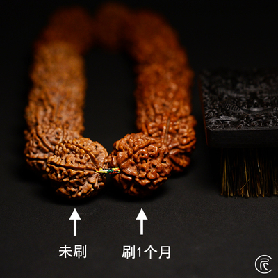 【匠人北】雕刻版猪鬃刷清理x保养工具猪毛刷大小金刚核桃文玩刷