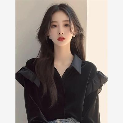 2025法式赫本设计感黑色