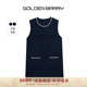 GOLDEN BARRY金和百瑞年冬季 精致名媛感小香风背心裙307103