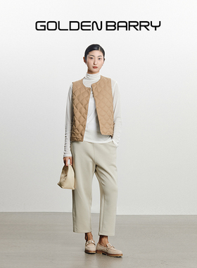 GOLDEN BARRY金和百瑞2025年冬季果冻双面绒空气层萝卜裤522005