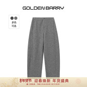 休闲高智感香蕉梧桐裤 522022 BARRY25冬新款 经典 羊毛 GOLDEN