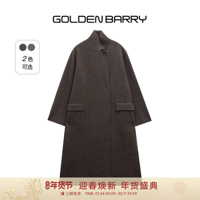 温暖品质柔软垂坠高领牦牛绒外套