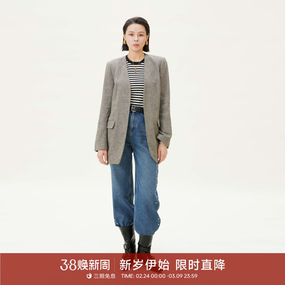 女士商务休闲西装外套2025新款