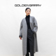 GOLDEN 气质V领廓形87%羊驼毛双面大衣142087 BARRY金和百瑞冬季