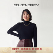 GOLDEN BARRY金和百瑞春秋单品高领天丝羊毛多色打底长袖 202282