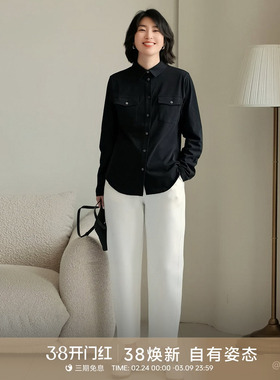 【空气萝卜裤】GOLDEN BARRY宽松高腰显瘦通勤休闲裤女555070/-1