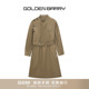 GOLDEN 老钱风高级气质简约侧系扣风衣外套110043 BARRY2025年春季