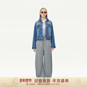 美式 牛仔外套女120123 BARRY25秋经典 高级短款 朋克千禧 GOLDEN