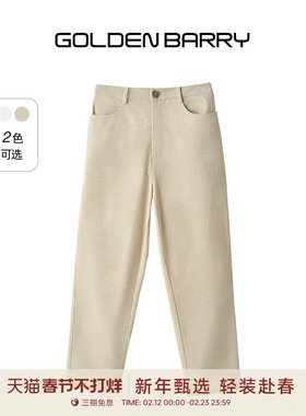 GOLDEN BARRY秋宽松加厚灯芯绒裤572015