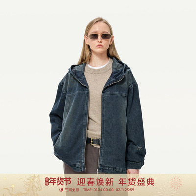 金和百瑞棉牛仔外套宽松休闲