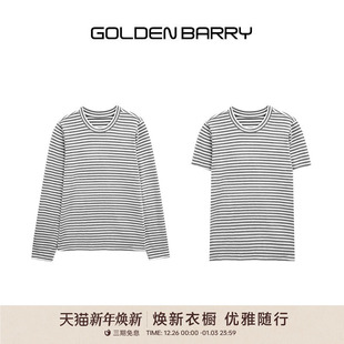 201892 T恤203026 GOLDEN BARRY25秋冬内搭云感磨毛软糯舒适长袖