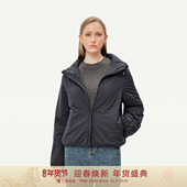 GOLDEN BARRY25秋冬设计感时尚 休闲百搭保暖3M棉连帽棉服171015