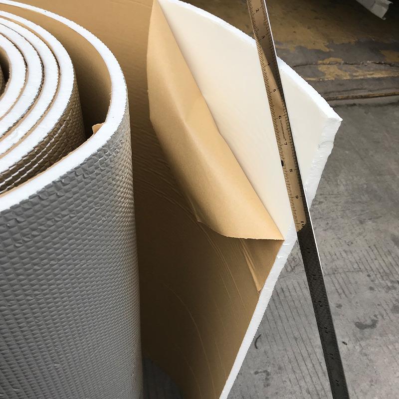 PEF铝箔保温棉设备主机壳机柜隔热保温板自粘背胶空调风管隔热材