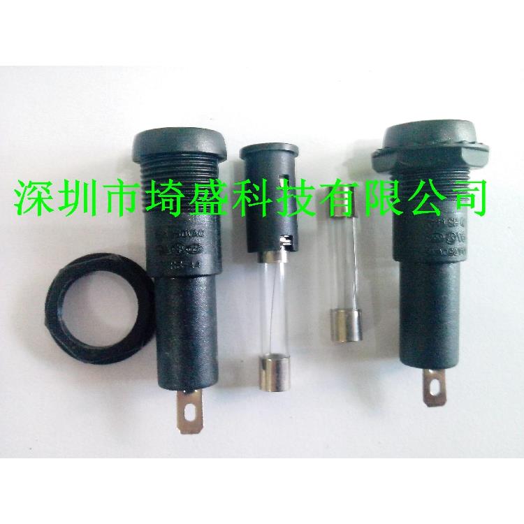 R3-44 保险座 6×30mm 15A 250V 陶瓷玻璃机器保险丝管座保险丝座