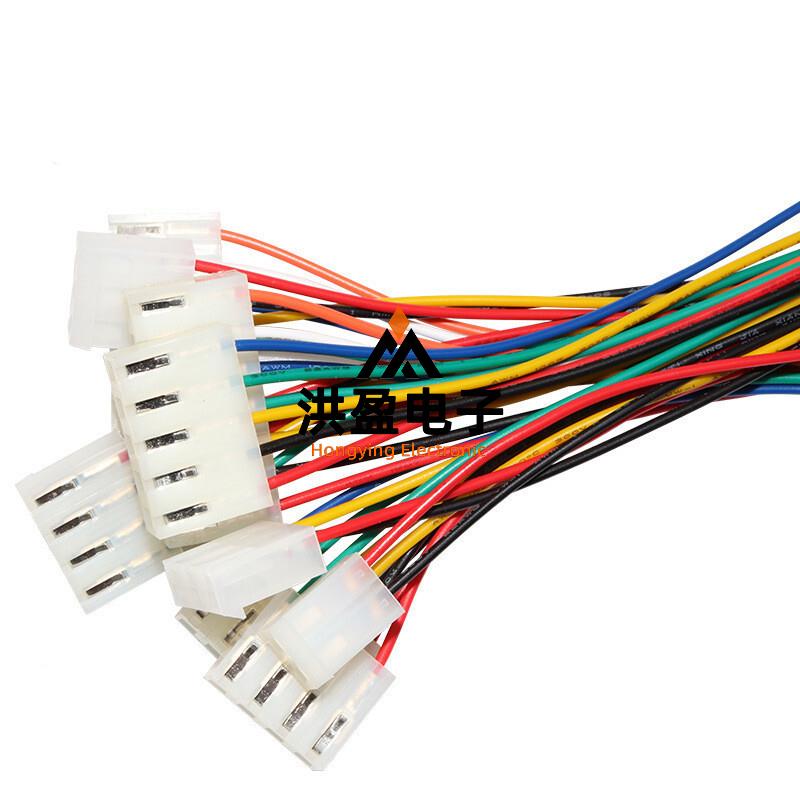 CH5.08单头电子线彩排线连接线2P3P4P5P6P7P8P9P10P线长20CM/30CM