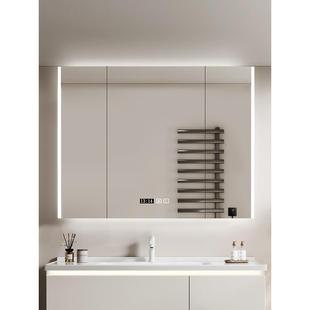 105 115cm到顶加高浴室镜柜单独智能带灯除雾美妆梳妆镜