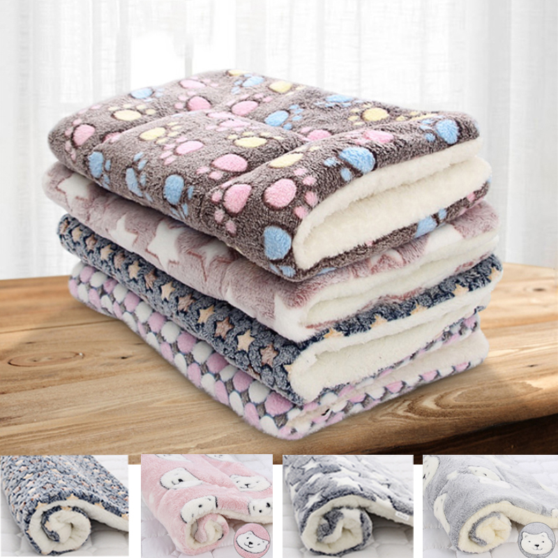 速发Pet eepig Mat Wm Dog Bed Soft Fce Pet Blaket