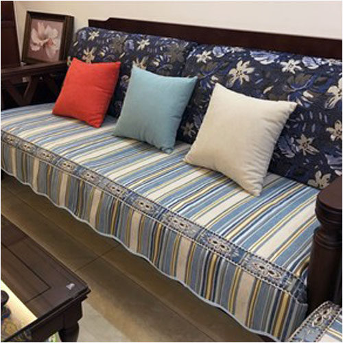 速发北欧沙发垫防滑四季通用美式乡村沙发巾简约现代条纹沙发垫套