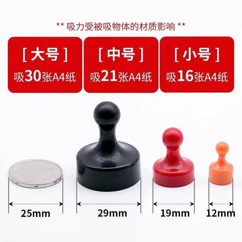 速发彩色书画强力磁钉 白板强磁图钉 冰箱小号磁扣 办公毛毡大号