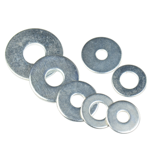 速发镀锌平垫加大平垫铁垫圈华锌金属片垫加厚白司介子M2.5M4M5M6