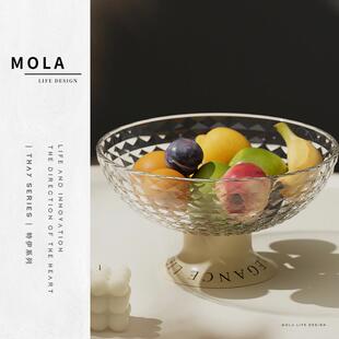 特伊 MOLA.Thay.果盘茶几家用客厅办公室前台摆放糖果干果水果盘