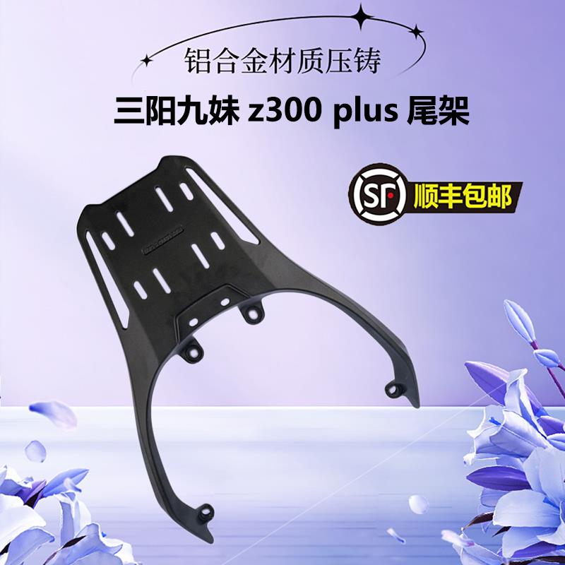 适用sym三阳巡弋九妹z300尾架plus后货架哈士奇300尾箱铝合金尾翼