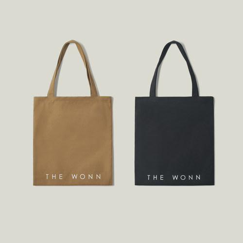 THE WONN品牌LOGO水洗做旧12安帆布袋