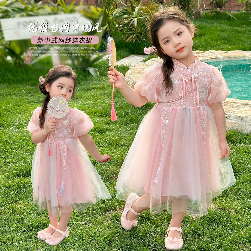 女童设计感连衣裙夏超好看服饰时尚小众高级感夏季舒适夏潮女生