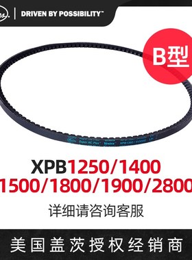美国盖茨B型三角皮带XPB1250/1400/1800/1500/1600/1800/2800