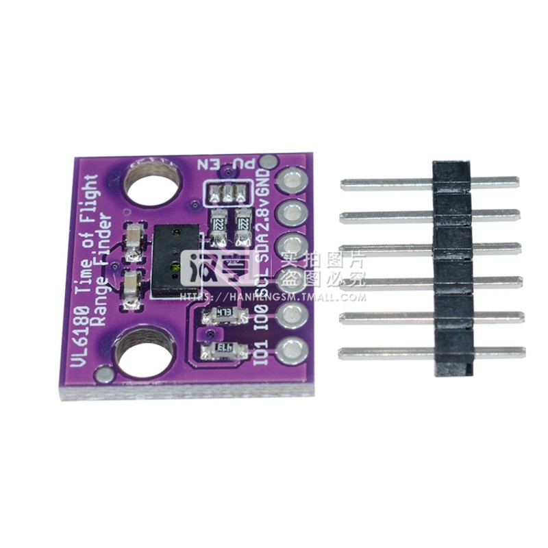 VL6180X 智能小车平衡车测距器高精度 光学测距传感器模块 开发板