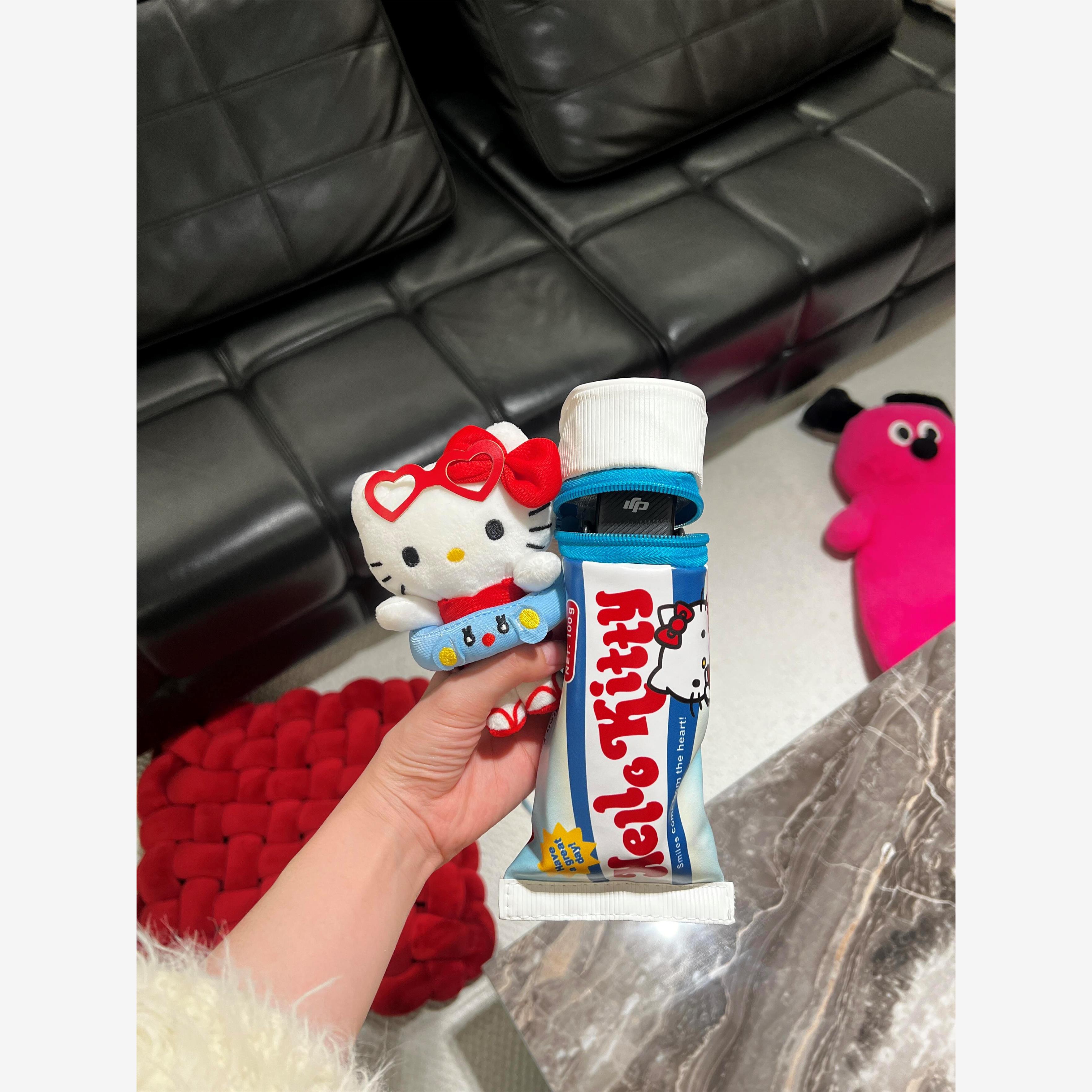 hellokitty牙膏盒相机收纳包旅行大疆pocert3便携防摔防水斜挎包