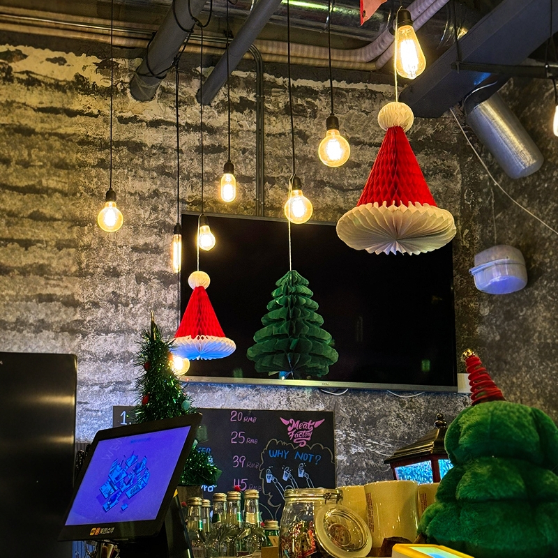 圣诞挂件圣诞节装饰品挂饰卧室餐厅咖啡店商场酒吧氛围感场景布置