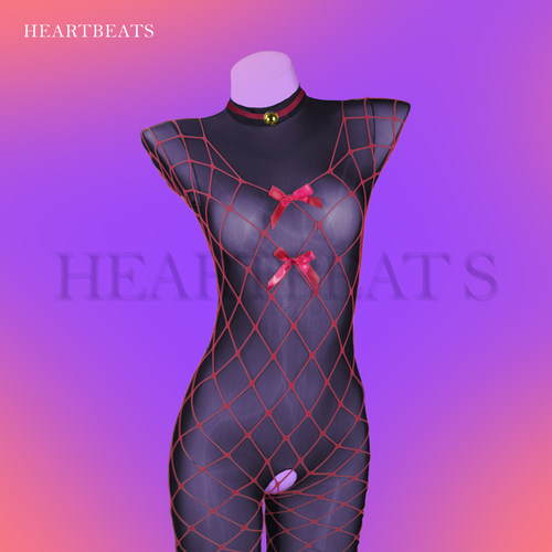 圣诞套装晴趣丝袜连身网衣