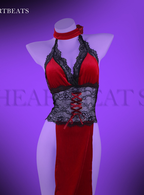 HeartBeats[玫瑰舞娘]情趣睡衣cosplay纯欲性感蕾丝高腰开叉旗袍