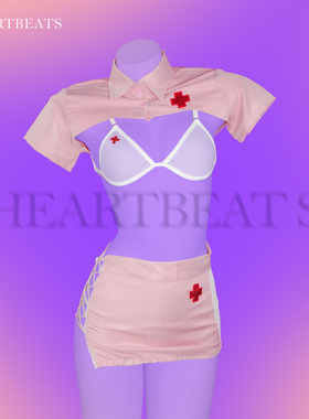 HeartBeats[私人护理]情趣睡衣cosplay纯欲性感护士分体制服套装