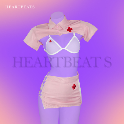 纯欲性感分体制服套装