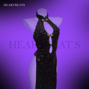 HeartBeats ****睡衣cosplay古典性感旗袍镂空开叉睡裙 流水熟女