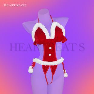 HeartBeats ****睡衣cosplay性感抹胸纯欲圣诞节制服 迷情圣诞夜