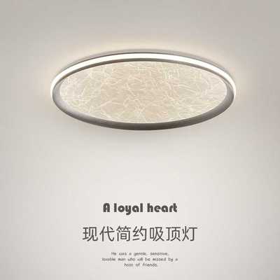 中山厂家意式极简卧室吸顶灯高级感现代简约超薄家用客厅儿童灯具